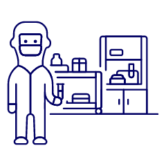 Laboratory Scientist 7 Illustration from UX Line Set