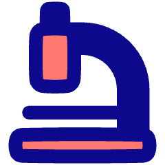 Microscope Observation Sciene Icon from Plump Pop Set