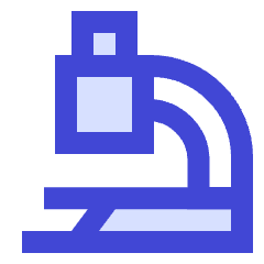 Microscope Observation Sciene Icon from Sharp Duo Set