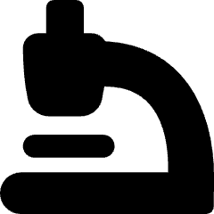 Microscope Observation Sciene Icon from Flex Solid Set