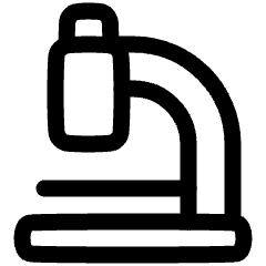 Microscope Observation Sciene Icon from Plump Line Set