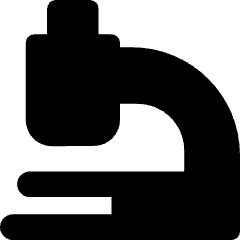 Microscope Observation Sciene Icon from Core Solid Set
