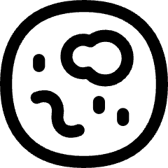 Petri Dish Lab Equipment Icon from Flex Line Set