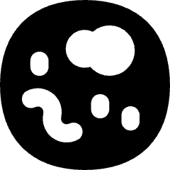 Petri Dish Lab Equipment Icon from Flex Solid Set