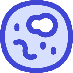 Petri Dish Lab Equipment Icon from Flex Duo Set