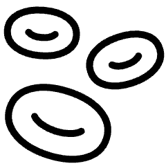 Red Blood Cell Three Icon from Ultimate Light Set