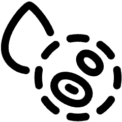 Red Blood Cells Drop Icon from Ultimate Regular Set