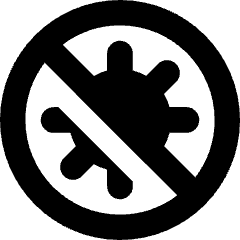 Virus Antivirus Icon from Core Solid Set