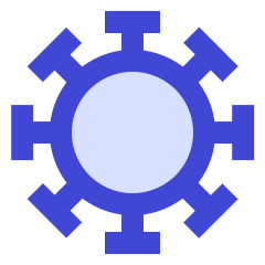 Virus Icon from Sharp Duo Set