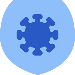 Virus Immunity Icon from Flex Flat Set