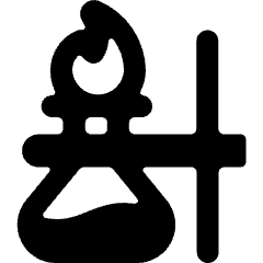 Lab Flame Experiment Icon from Ultimate Bold Set