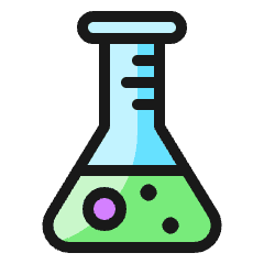 Lab Flask Experiment Icon from Ultimate Colors Set