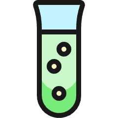 Lab Tube Experiment Icon from Ultimate Colors Set