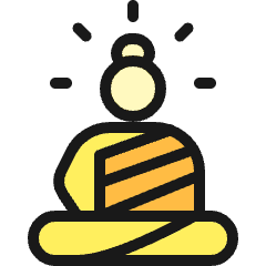 Landmark Buddha Statue Icon from Ultimate Colors Set