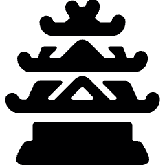 Landmark Japan Castle 1 Icon from Ultimate Bold Set