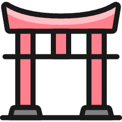 Landmark Shrine Of Itsukushima Icon from Ultimate Colors Set