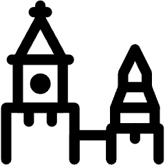 Kremlin Russia Icon from Ultimate Regular Set