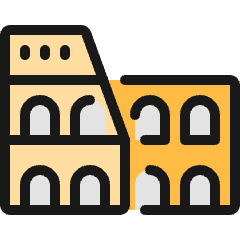 Landmark Colosseum 1 Icon from Ultimate Colors Set