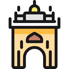 Landmark Gate Icon from Ultimate Colors Set