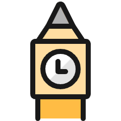 Landmark London Tower Icon from Ultimate Colors Set