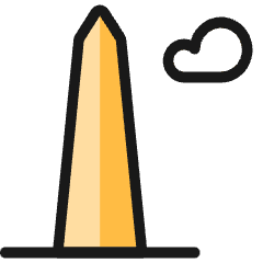 Landmark Tower Icon from Ultimate Colors Set