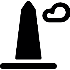 Landmark Tower Icon from Ultimate Bold Set