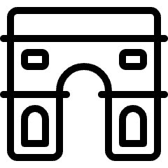 Landmark Triumph Gate Icon from Ultimate Light Set