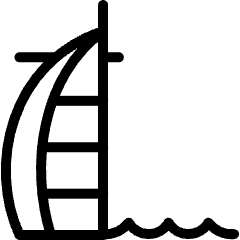 Burj Al Arab UAE Icon from Ultimate Light Set