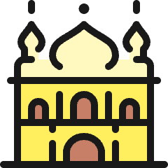 Landmark Golden Temple Icon from Ultimate Colors Set