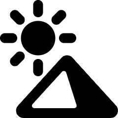 Landmark Pyramid Icon from Ultimate Bold Set