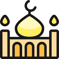 Landmark Taj Mahal Icon from Ultimate Colors Set