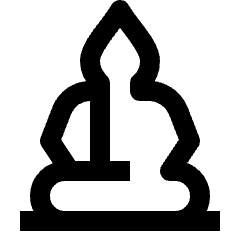 Landmark Buddha Statur Icon from Nova Line Set