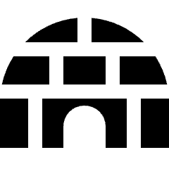 Landmark Igloo Ice Snow House Icon from Nova Solid Set