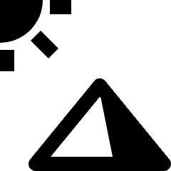 Landmark Piramid Icon from Nova Solid Set