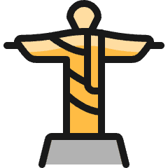 Landmark Christ The Reedemer Icon from Ultimate Colors Set