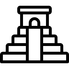 Landmark Mesoamerican Pyramid Icon from Ultimate Light Set