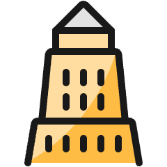 Landmark One World Trade Center Icon from Ultimate Colors Set