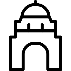 Revolution Monument Mexico Icon from Ultimate Light Set