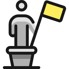 Landmarks Statue Flag Icon from Ultimate Colors Set