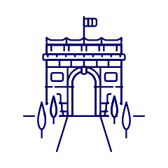 Arch Triumph Illustration from UX Line Set