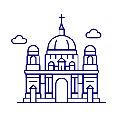 Berlin Cathedral Illustration from UX Line Set