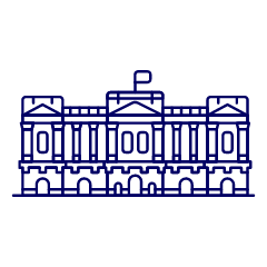 Buckingham Palace Illustration from UX Line Set
