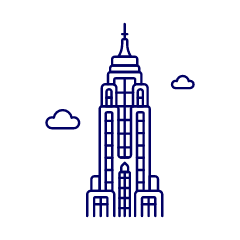 Empire State Illustration from UX Line Set