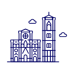 Florence Cathedral Illustration from UX Line Set