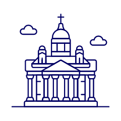 Helsinki Cathedral Illustration from UX Line Set