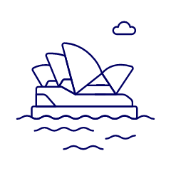 Opera House Illustration from UX Line Set