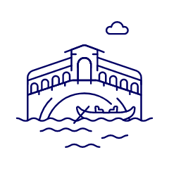 Rialto Bridge Illustration from UX Line Set