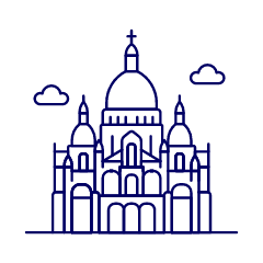 Sacre Coeur Illustration from UX Line Set