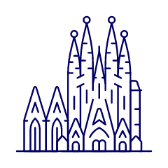 Sagrada Familia Illustration from UX Line Set