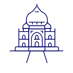 Taj Mahal Illustration from UX Line Set